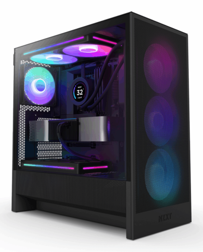 Kasë NZXT H5 Flow RGB / PC Case Mid‑Tower - Zezë