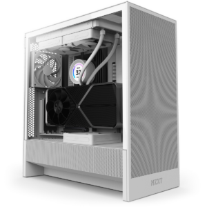 Kasë NZXT PC H series H5 Flow / CC-H52FW-01 – Bardhë