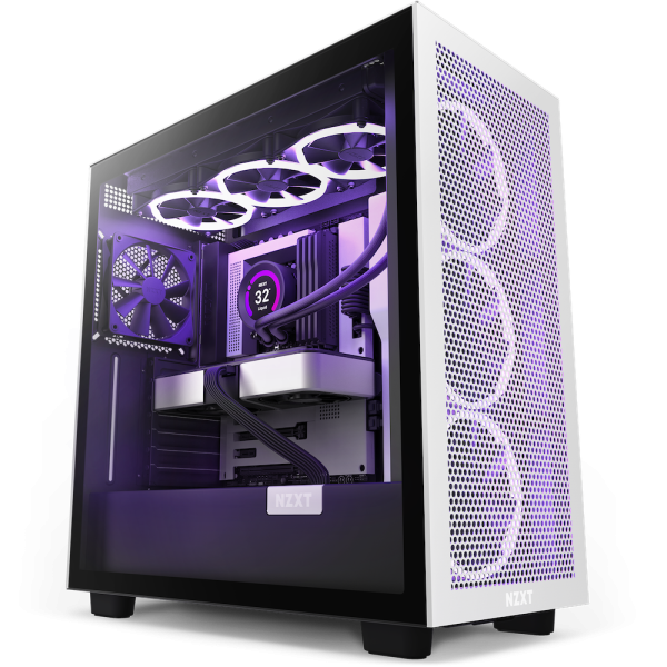 Kompjuter Gaming PREMIUM Series 3 / ULTRA 9 285K / 64GB / 1TB PRO 990 / RTX 5090 32GB / Case NZXT H7 Flow / I bardhë me të zezë