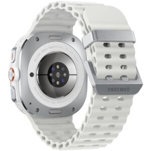 Samsung Galaxy Watch Ultra LTE 47mm – Titanium Bardhë (Model L705, Versioni DE)