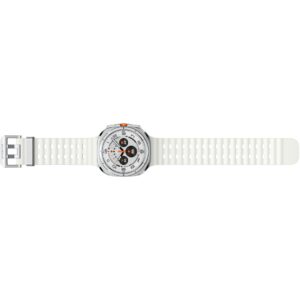 Samsung Galaxy Watch Ultra LTE 47mm – Titanium Bardhë (Model L705, Versioni DE)