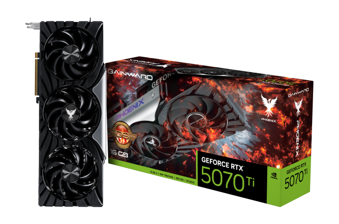 PCIE Gainward RTX5070Ti Phoenix GS V1 16GB GDDR7 HDMI 3xDP