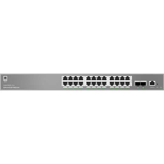 Switch Grandstream GWN7803PL Pro L2++ / Managed / 24× Gigabit RJ45 (PoE/PoE+) + 2×SFP+