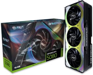 Kartelë Grafike Palit RTX5080 GameRock 16GB GDDR7 HDMI 3xDP