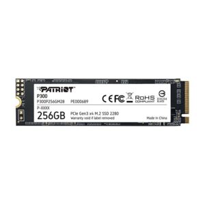 SSD e Brendshme M.2 Patriot P300 256 GB (PCIe 3.0 x4. NVMe 1.3. M.2 2280)