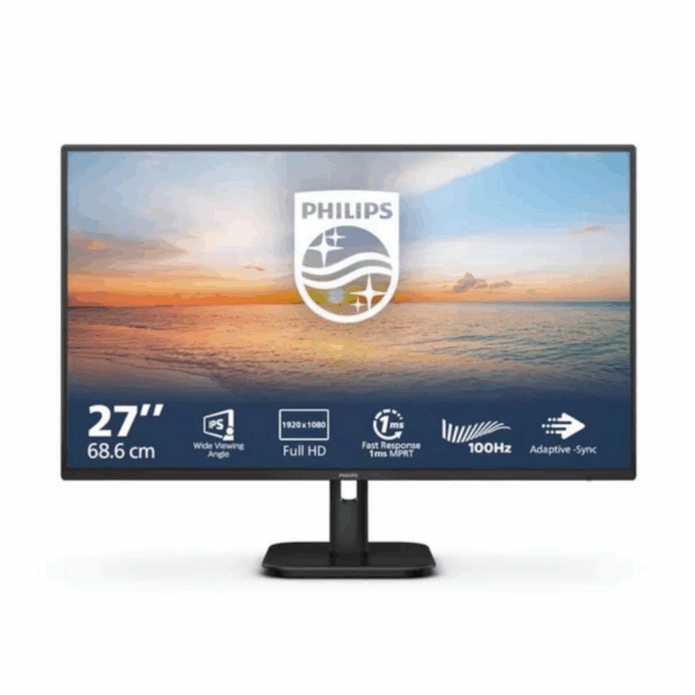Monitor për punë Philips 27E1N1100A / 27″ / Full HD IPS LED LCD / 100Hz / 4ms / HDMI + VGA / Zezë