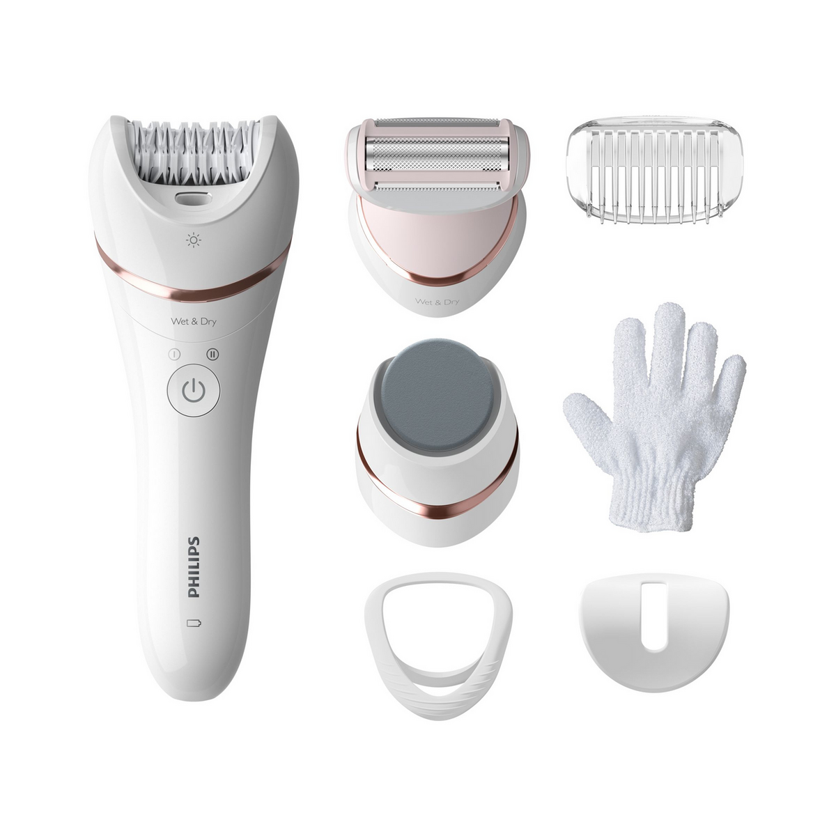 Epilator elektrik Philips 8000 Series – Bardhë