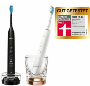 Furçë Dhëmbësh Elektrike Philips DiamondClean 9000 / HX9914/57 / 2-Pack / Zezë + Bardhë