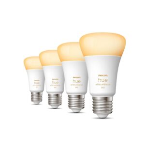 Philips Hue White Ambiance E27  4 Pack / 4x570 lumen / 6 Watt