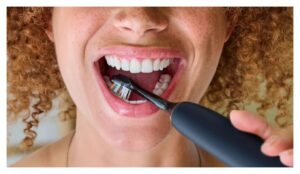 Koka zëvendësuese për brushë elektrike Philips Sonicare A3 Premium All-in-One HX9094/88 / 4 Copë – Zezë 6