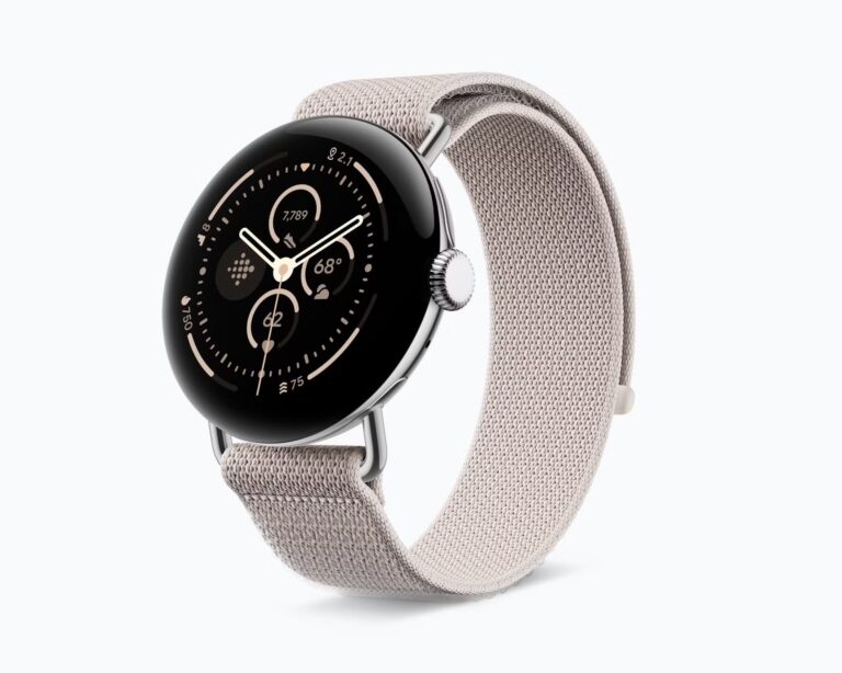 Orë e mençur Google Pixel Watch 3 (41mm). Performance Loop Band. Porcelain.
