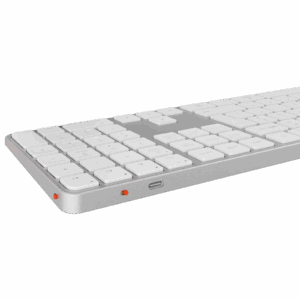 Tastierë pa kabllo Meetion K230MW-01 ikey Quite Slim / 2.4G / Bluetooth Dual Mode / USB Type-C / US / e bardhë