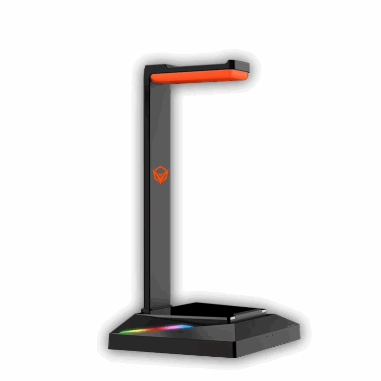 Mbajtëse për kufje Gaming Meetion U003 / USB / Type-C / Wired Stand for gaming headset / e zezë