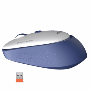 Maus pa kabllo Meetion R571-02 2.4G Wireless Office Mouse Blue / 2.4G / USB / 1600 DPI / Blu dhe bardhë