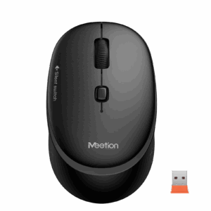 Maus pa kabllo Meetion R571 2.4G Wireless Office Mouse Black / 2.4G / USB / 1600 DPI / e zezë