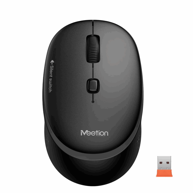 Maus pa kabllo Meetion R571 2.4G Wireless Office Mouse Black / 2.4G / USB / 1600 DPI / e zezë