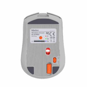 Maus pa Kabllo Meetion BTM002-01 Dual Mode White / 2.4G / Bluetooth / USB Type-C / e bardhë dhe Gri