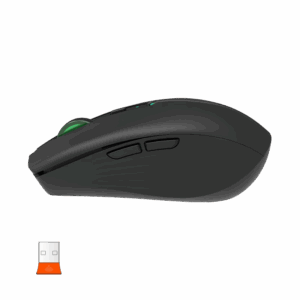 Maus pa Kabllo Meetion BTM002 Dual Mode Black / 2.4G / Bluetooth / USB Type-C / e zezë
