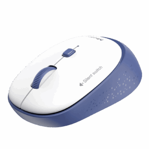 Maus pa kabllo Meetion R571-02 2.4G Wireless Office Mouse Blue / 2.4G / USB / 1600 DPI / Blu dhe bardhë