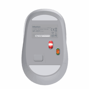 Maus pa kabllo Meetion R571-01 2.4G Wireless Office Mouse White / 2.4G / USB / 1600 DPI / e Bardhë dhe Gri