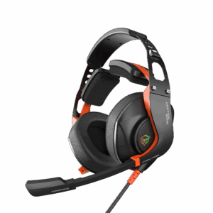 Kufje Gaming Meetion HP099 7.1 Surround Sound / RGB BACKLIT / USB / Zi dhe Portokalli
