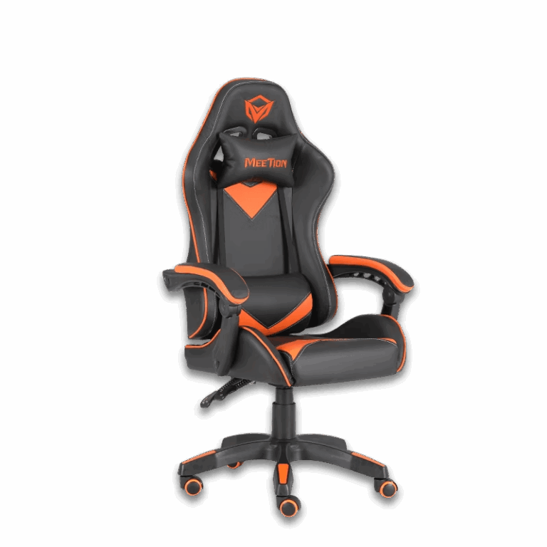Karrige Gaming Meetion CHR04 Professional / 124 x 66 x 49cm  / Zi dhe Portokalli