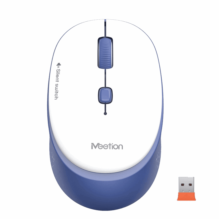 Maus pa kabllo Meetion R571-02 2.4G Wireless Office Mouse Blue / 2.4G / USB / 1600 DPI / Blu dhe bardhë