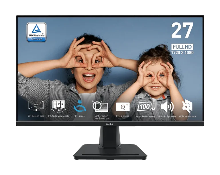 Monitor MSI PRO MP275 / 27" / Full HD IPS AG / 100Hz / 1ms / HDMI+VGA - Zezë