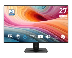 Monitor MSI PRO MP271A E2 / 27"/ Full HD LCD IPS / 120Hz / 1ms / HDMI+DP+VGA - Zezë