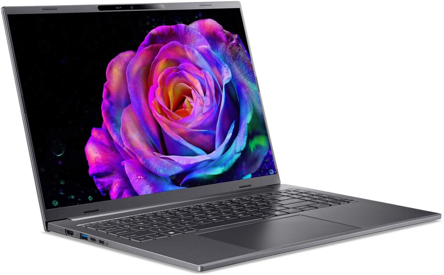 Laptop Acer Aspire A16 AI A16-61M-R8T1 / Ryzen AI 7 350 / 32GB LPDDR5x / 1TB / 16″ WUXGA IPS 120Hz / AMD Radeon 860M -Gri 2