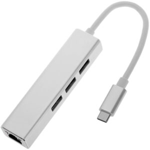 Kabllo HUB Type-C Multi-Function Ethernet Adapter Gigabite 3-Port USB 15cm