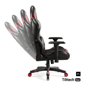 Karrige Gaming Diablo X-Ray King Size / 160 kg / 145 cm x 62 CM / Kuq e zi - Figura 4