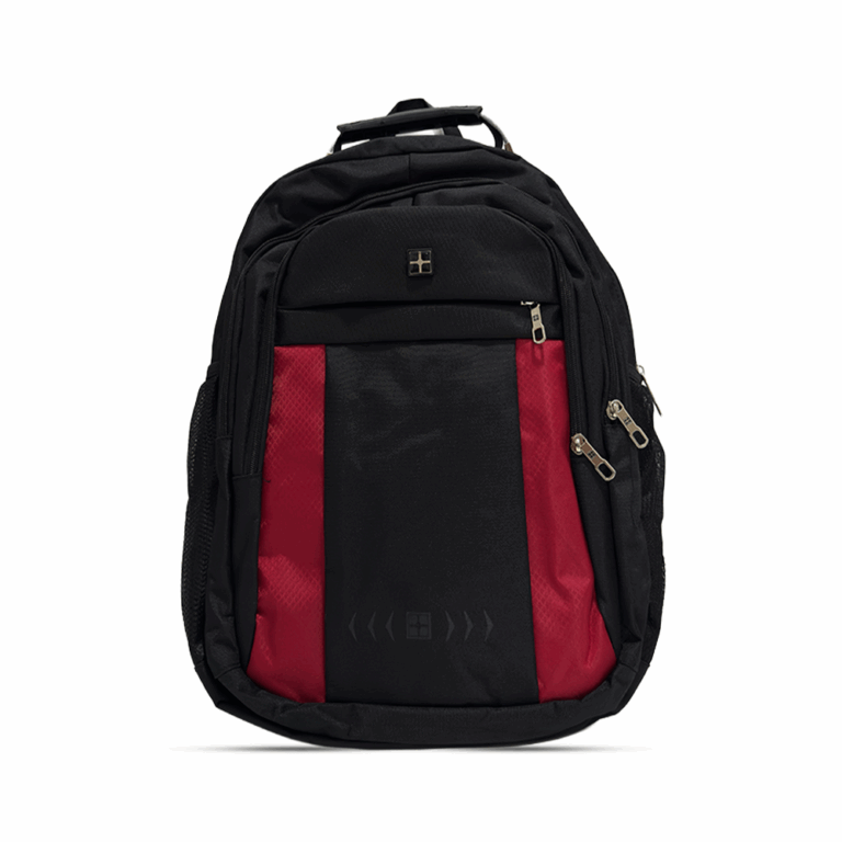Çantë për Laptop S8502 / B53-87 / 15.6 Inch /  Polyester / Waterproof / Soft handle / Lock+USB / E zezë/Kuqe