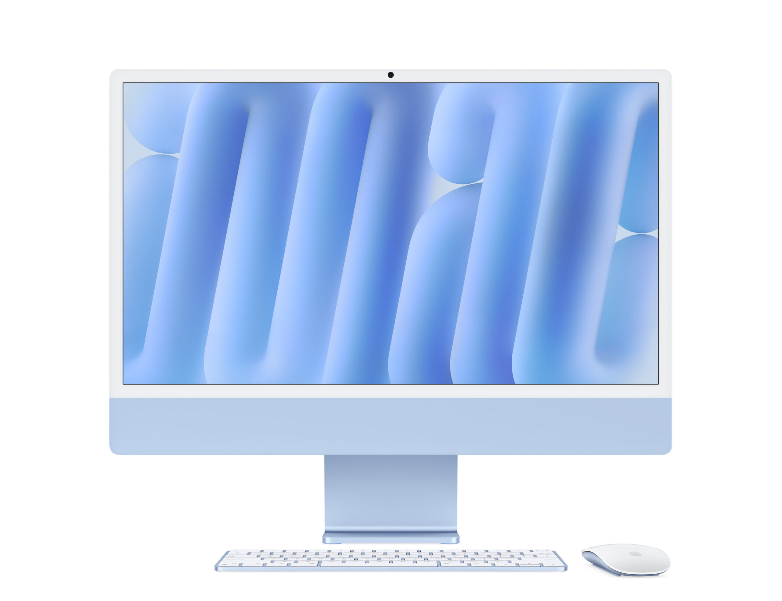 iMac Z1K5 23.5″ M4 / Standard Glass / 10 CPU / 10 GPU / 16 N.E. / 32GB / 1TB / Gigabit Ethernet / Magic Keyboard TID DE - Blue