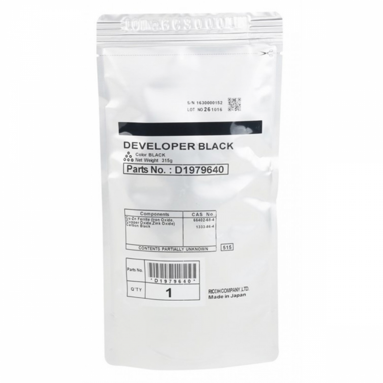 Aksesorë për Printer Developer Unit Ricoh D1979641 – Zezë
