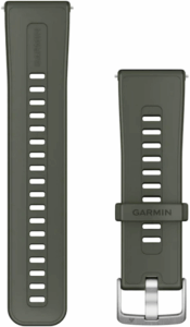 Garmin Replacement Silicone Strap 24mm – Gjelbër/Argjend