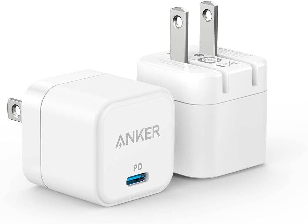 Adapter Anker 20W Compact GaN Charger USB-C PD - Bardhë - Figura 2