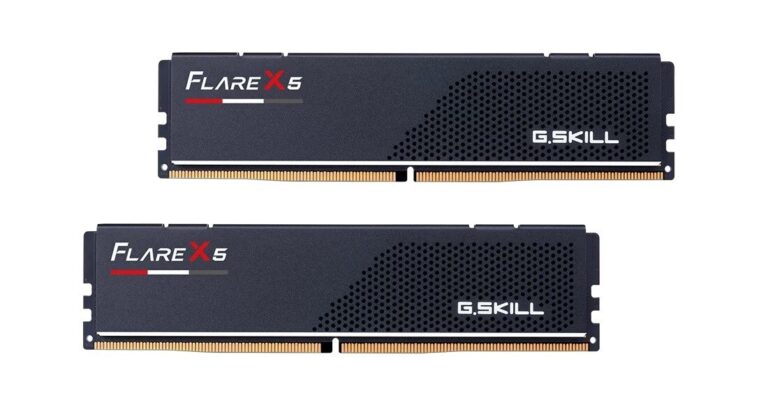 DDR5 G.Skill 32GB (2x16GB Dual-Kit) PC6000 CL32 32FX5 Flare X5 black AMD optimiert - RAM Memorie