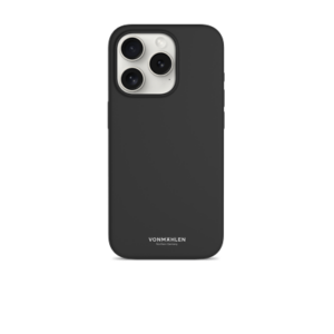 Aksesorë për telefon Vonmählen Eco Silicone Case për Apple iPhone 15 Pro - Zezë