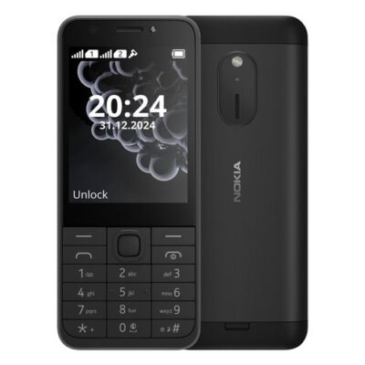 Telefon i thjeshtë Nokia 230 (2024) / 16MB / 16MB – Zezë