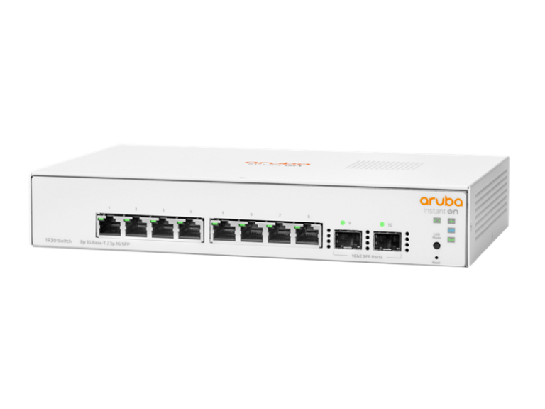 Switch HP Enterprise Instant On 1930 M RM / 2SFP / 8+2P / Gigabit / I bardhë
