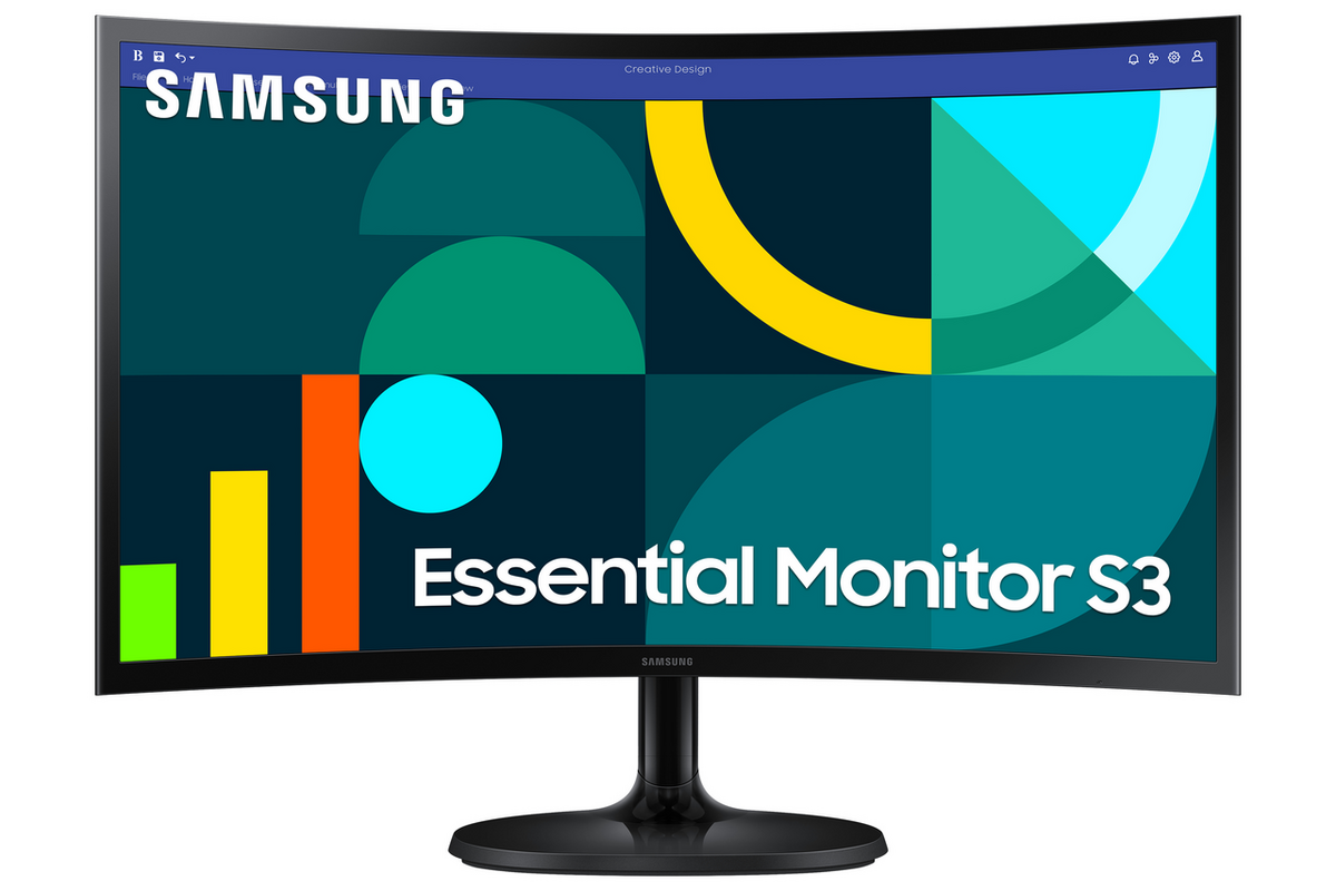 Monitor Samsung S24D364GAU / LS24D364GAUXEN / 24"/ Full HD VA / LCD / 100Hz / 4ms / Curved / HDMI+VGA - Zezë