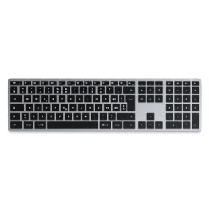 Tastierë pa kabllo Satechi Slim X3 ST-BTSX3M-CH / Swiss Layout - Zezë/Gri