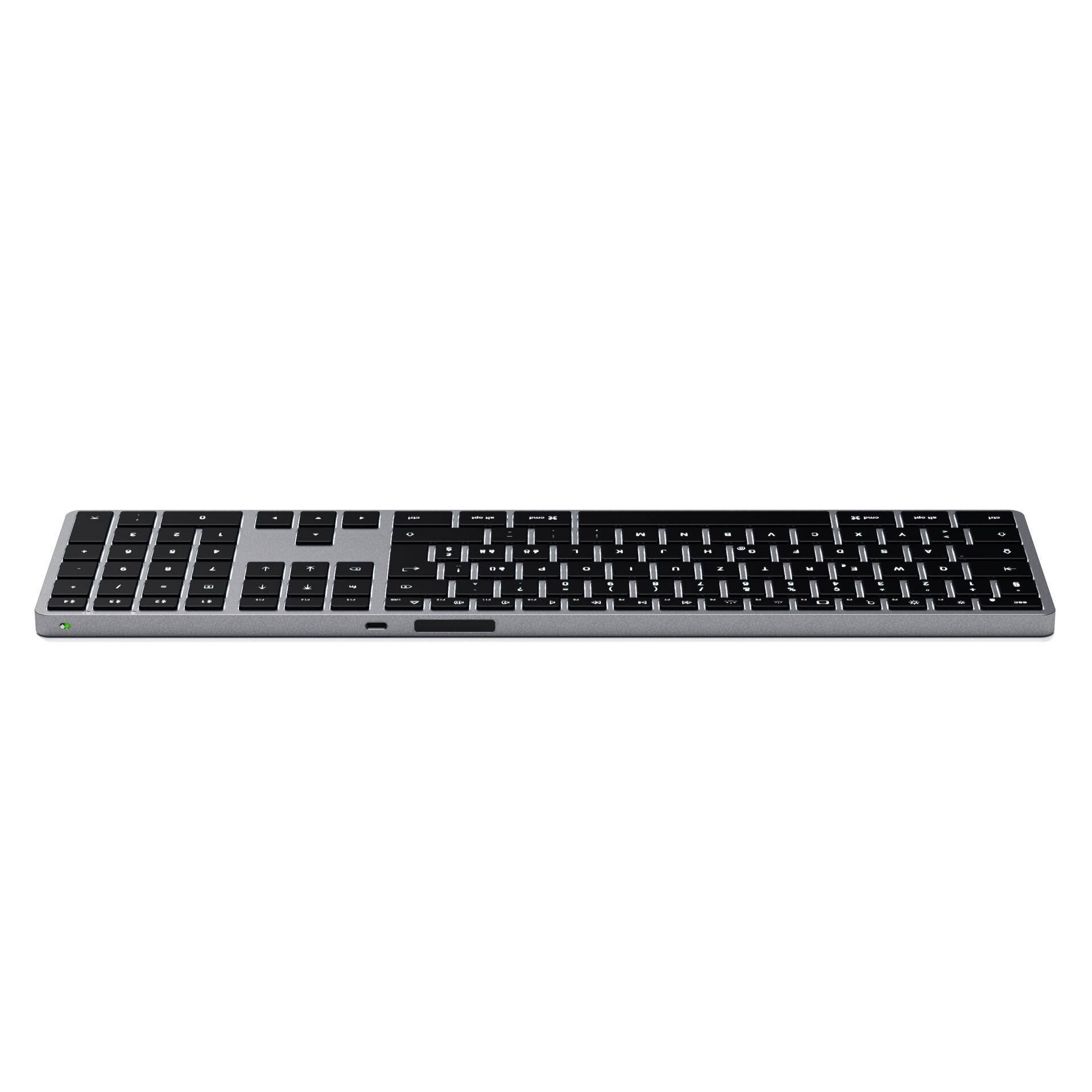 Tastierë pa kabllo Satechi Slim X3 ST-BTSX3M-CH / Swiss Layout - Zezë/Gri - Figura 2