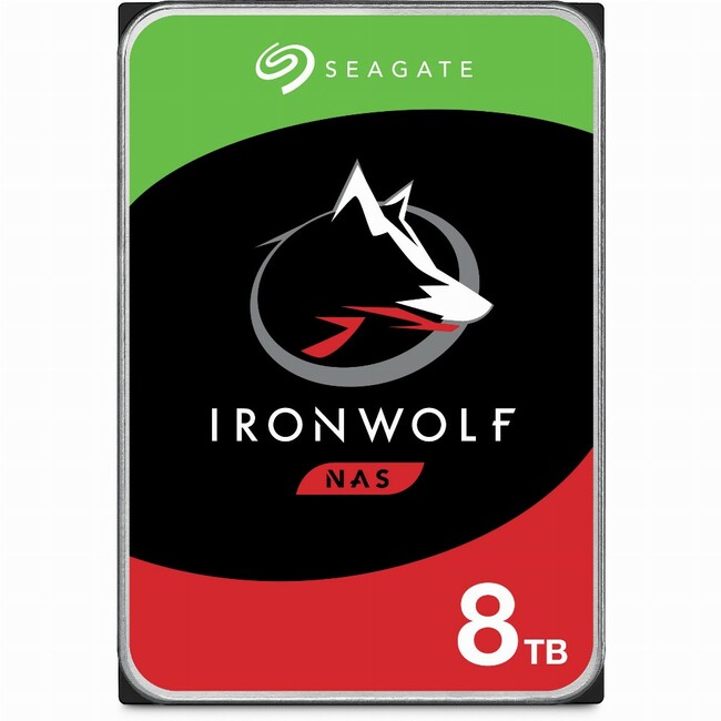 HDD e Brendshme Bundle SEAGATE Ironwolf PRO Enterprise NAS HDD 8TB 7200rpm 6Gb/s SATA 256MB cache 8.9cm 3.5inch 24x7 for NAS RAID Rackmount Systeme