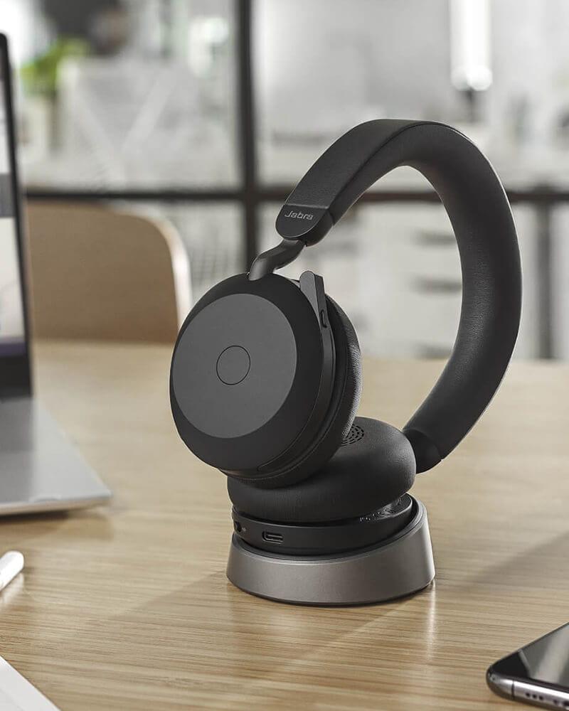 Mbushës për kufje Jabra Evolve2 75 Charging Stand USB-A – Zezë 3