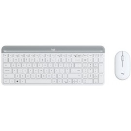Combo (Tastierë & Maus) Logitech MK470 Slim Wireless Combo / AZERTY FR - Bardhë