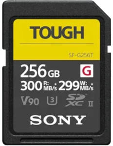 Kartë Memorie SD CARD Sony XC G Tough series 256GB UHS-II Class 10 U3 V90