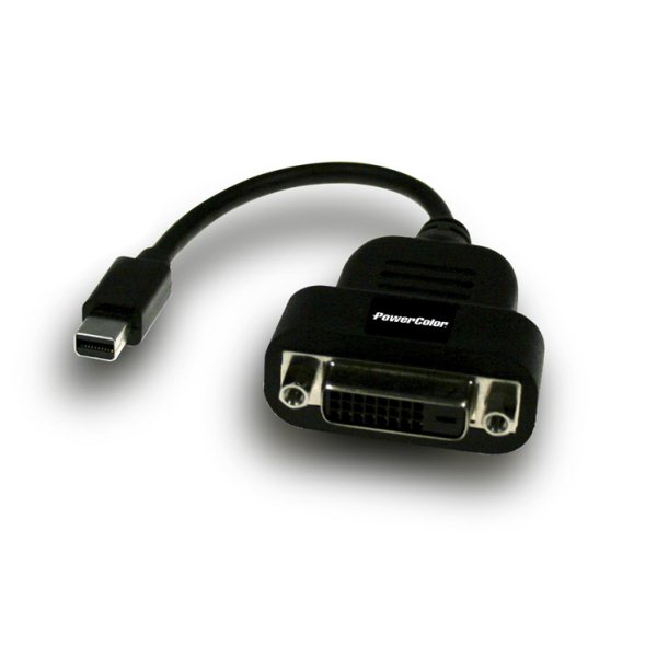 PowerColor Active Mini DisplayPort to DVI (Single-Link) Adapter