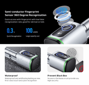 Sisteme të mençura Keyless Smart Cylinder TT -90 (40/50) mm / Smart / Hiri